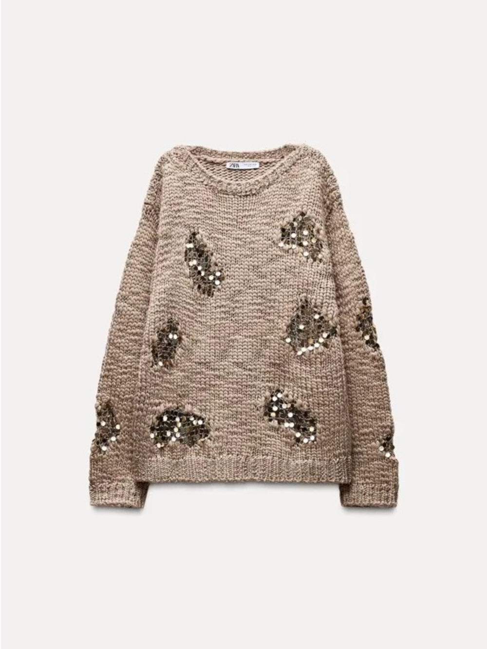ZARA ~ Sequin sweater - Picture 8 of 9